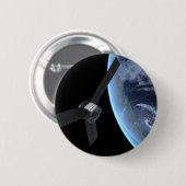 Juno Raumfahrzeug während der Erde Flyby Button (Vorne & Hinten)