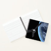 Juno Raumfahrzeug während der Erde Flyby Notizblock (Innenseite)