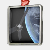Juno Raumfahrzeug während der Erde Flyby Ornament Aus Metall (Links)