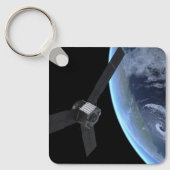 Juno Raumfahrzeug während der Erde Flyby Schlüsselanhänger (Vorderseite)