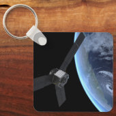 Juno Raumfahrzeug während der Erde Flyby Schlüsselanhänger (Vorderseite)