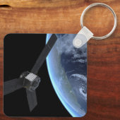 Juno Raumfahrzeug während der Erde Flyby Schlüsselanhänger (Rückseite)