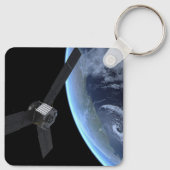 Juno Raumfahrzeug während der Erde Flyby Schlüsselanhänger (Rückseite)
