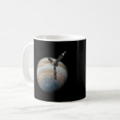 Juno-Raumsonde auf dem Planeten Jupiter Kaffeetasse (Vorderseite Links)