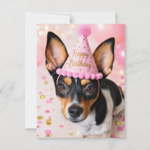 Juno Rettungshund Alles Gute zum Geburtstag Postka Mitteilungskarte