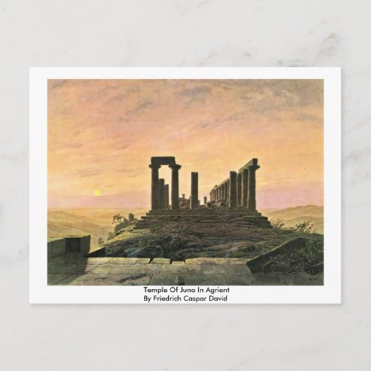 Juno-Tempel in Agrient Postkarte (Vorderseite)