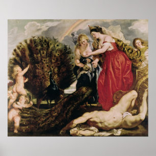 Juno und Argus, 1611 Poster