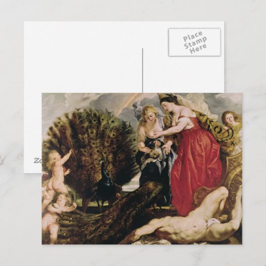 Juno und Argus, 1611 Postkarte (Vorne/Hinten)