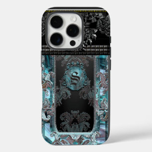 Junobeau Peshfyee  Gothic Einzigartiges Monogramm iPhone 16 Pro Hülle