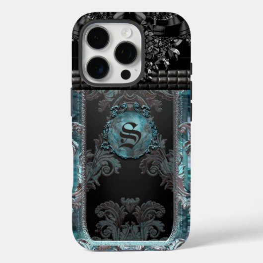 Junobeau Peshfyee Gothic Unique Monogram Case-Mate iPhone Hülle (Rückseite)