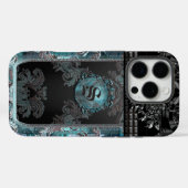 Junobeau Peshfyee Gothic Unique Monogram Case-Mate iPhone Hülle (Rückseite (Horizontal))