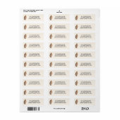 Junonia Seashell Cream Benutzerdefinierte Rücksend (Vorne)