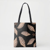 Junonia Seashell Schwarze Tasche (Vorderseite)