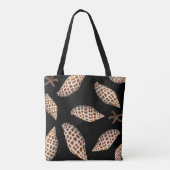Junonia Seashell Schwarze Tasche (Rückseite)