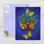 Junos Nachtpostkarte Postkarte (Vorne/Hinten)