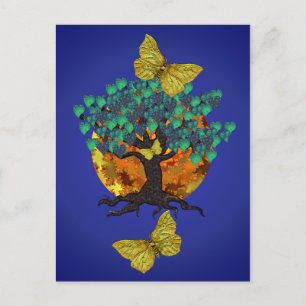Junos Nachtpostkarte Postkarte
