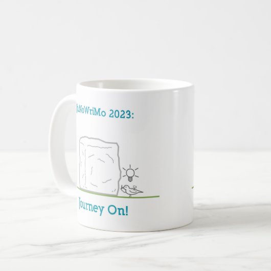 JuNoWriMo 2023 Tasse, 11 oz. Kaffeetasse (Vorderseite Links)