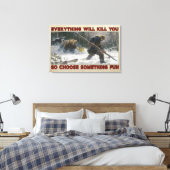 Junter Everthing wird euch Leinwand Poster Decke u (Insitu (Schlafzimmer))