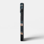 Junter Granite Marble Gold Texture Custom Initials Case-Mate iPhone Hülle (Rückseite / Links)