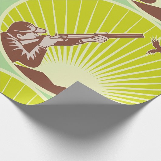 Junter schießt eine Gans Geschenkpapier