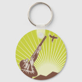 Junter schießt eine Gans Schlüsselanhänger (Vorderseite)