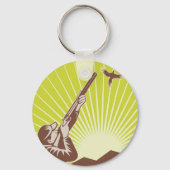 Junter schießt eine Gans Schlüsselanhänger (Rückseite)