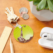 Junter schießt eine Gans Schlüsselanhänger