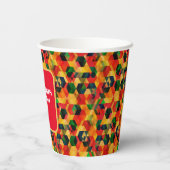 Junzehnte Papieraufschläge Pappbecher (Rückseite)