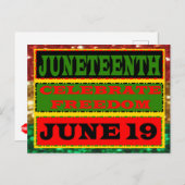 Junzehnte Postkarte (Vorne/Hinten)