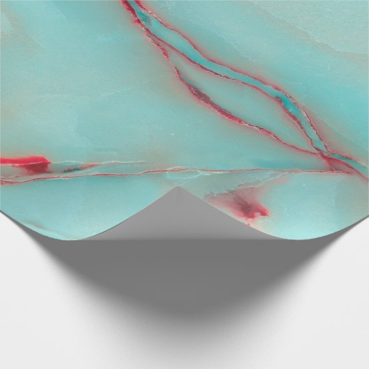 Juparana Premium Marmortextur mit hoher Auflösung Geschenkpapier (Ecke)