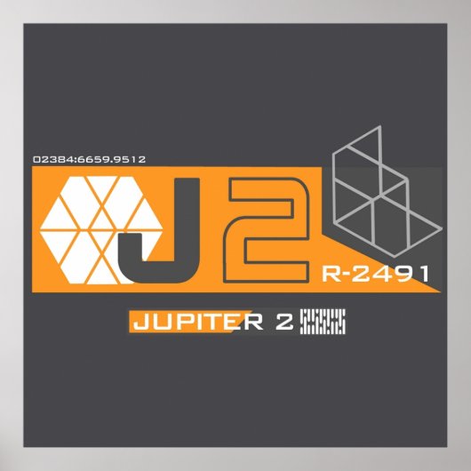 Jupiter 2 Inspiriert durch Verlust im Weltraum Poster (Vorne)