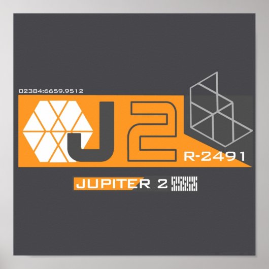 Jupiter 2 Inspiriert durch Verlust im Weltraum Poster (Vorne)