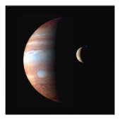 Jupiter 5th Planet mit Cassini Solar System Fotodruck (Vorne)