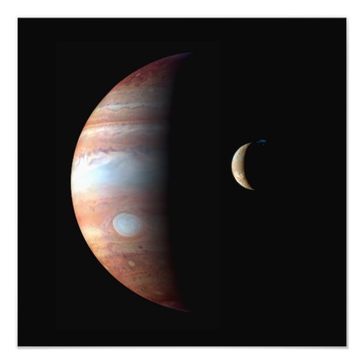 Jupiter 5th Planet mit Cassini Solar System Fotodruck (Vorne)
