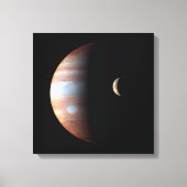 Jupiter 5th Planet mit Cassini Solar System Leinwanddruck (Vorderseite)