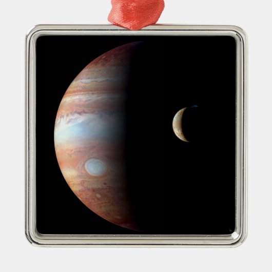 Jupiter 5th Planet mit Cassini Solar System Ornament Aus Metall (Vorne)
