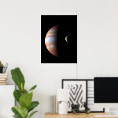 Jupiter 5th Planet mit Cassini Solar System Poster (Heimbüro)