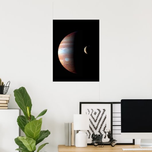 Jupiter 5th Planet mit Cassini Solar System Poster (Heimbüro)
