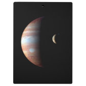 Jupiter 5th Planet with Cassini Solar System Klemmbrett (Rückseite)