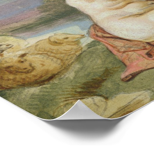 Jupiter als Kind Poster (Ecke)