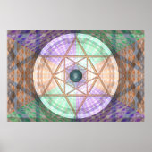 Jupiter and Earth Per Martineau Poster (Vorne)