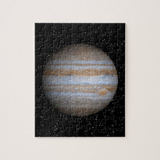 Jupiter auf einem Stern-Gebiet - Puzzlespiel Puzzle (Vertikal)