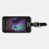 Jupiter Aurora Weltraumziel-Werbung Gepäckanhänger (Vorderseite horizontal)
