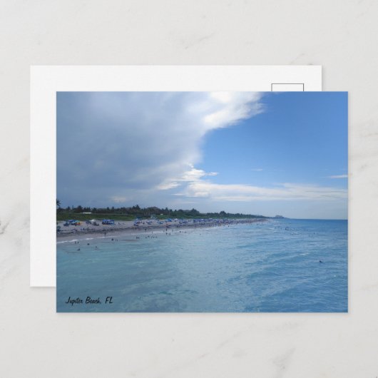 Jupiter Beach Fl Postkarte (Vorne/Hinten)