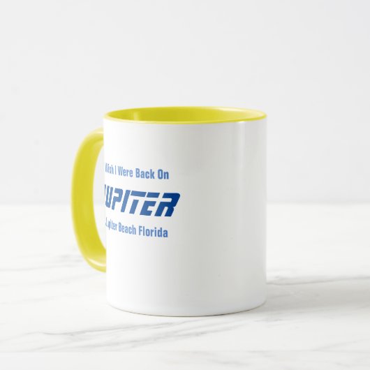 Jupiter Beach Florida Tasse (Vorderseite Links)