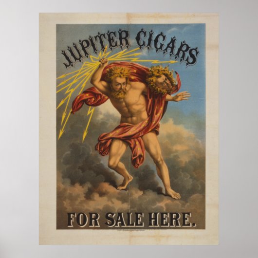 Jupiter Cigars hier zum Verkauf Poster (Vorne)