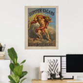 Jupiter Cigars hier zum Verkauf Poster (Heimbüro)