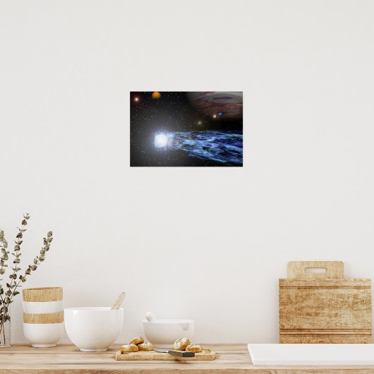 Jupiter-Comet Poster (Küche)