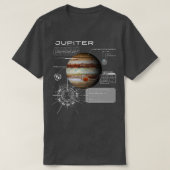 Jupiter Diagramm T-Shirt (Design vorne)