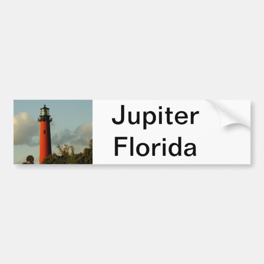 Jupiter-Einlass-Leuchtturm Autoaufkleber (Vorne)